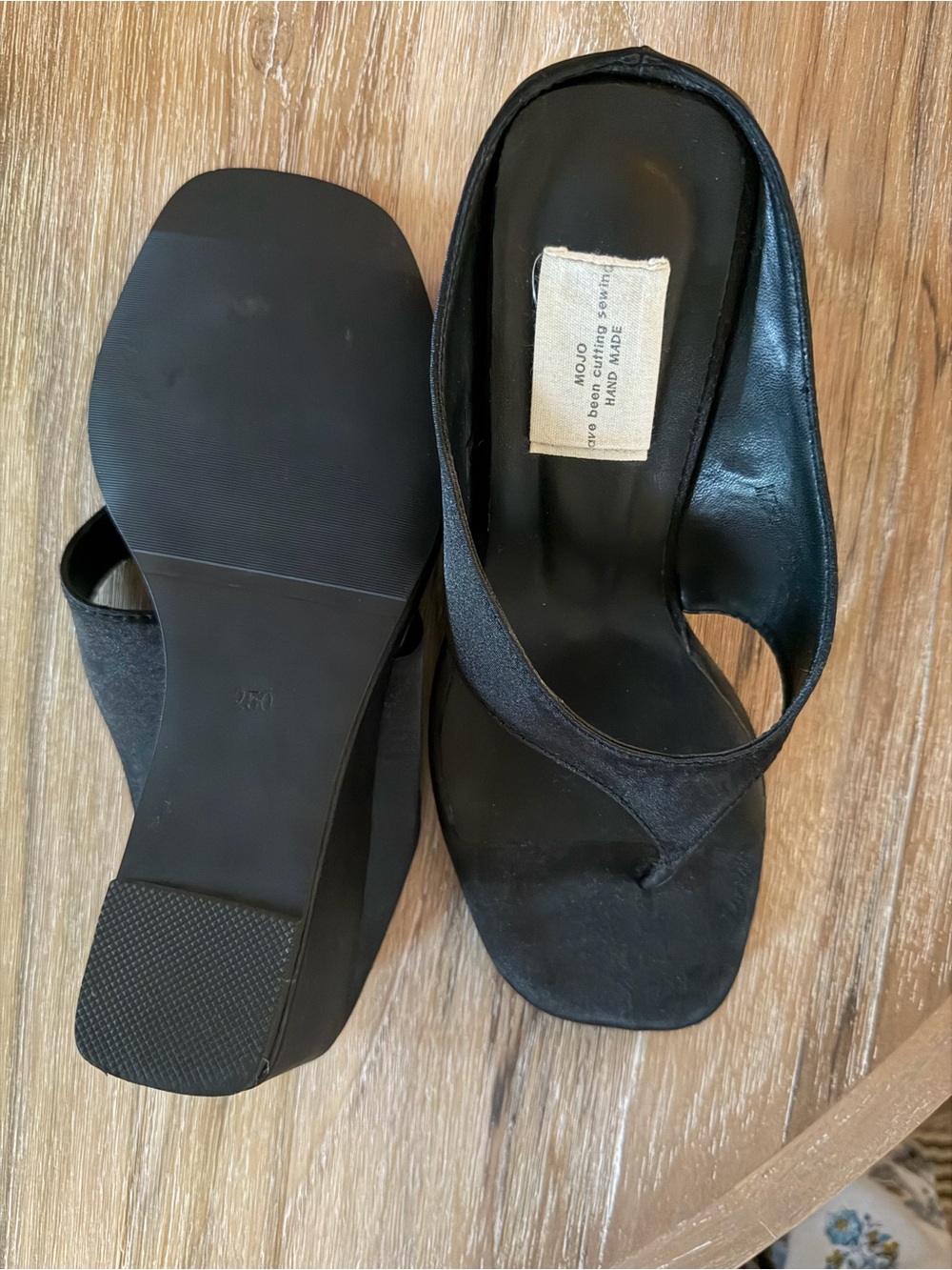 Shop Peche Izzy 37 - Satin Wedge - Picture 5 of 6